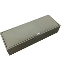 Kotak Manset Kulit PU Putih Dekorasi Klip Kancing Kotak Hadiah Logo Kustom Modis Terlaris Grosir Mark Pen Ourui