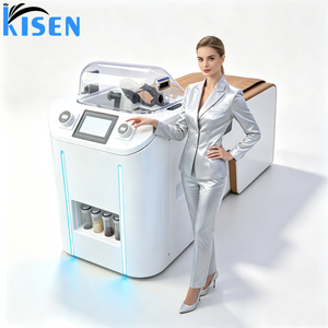Fauteuil de lavage moderne pour salon de beauté, inclinable et automatique, avec bac à eau intégré pour spa capillaire et lavage de la tête - Product Image 1