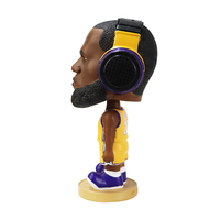 Statuette de joueur de basket-ball de renommée mondiale, figurine électronique avec haut-parleur, souvenir, ornement, décoration d'intérieur, sculpture, cadeau