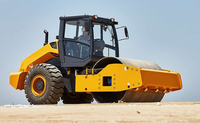 Rouleau vibratoire à tambour unique robuste 6114E pour la construction routière
