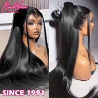 Perruques en cheveux humains indiens prêtes à porter sans colle, pré-coupées, avec dentelle HD 360 Full Lace, couleurs blond miel et rougeâtre