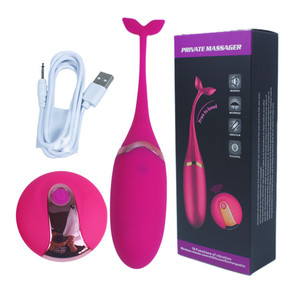 Juguetes Sexuales para Parejas Adultas, Vibrador con Control Remoto Inalámbrico y Carga USB, Huevo Vibrador Pequeño con Forma de Ballena, Vibrador Portátil para Mujeres - Product Image 6