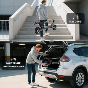 Trottinette Électrique Pliable VIPCOO VS6 Avec Moteur Puissant, Vitesse Max 25 km/h, Longue Autonomie 55 km - Product Image 3