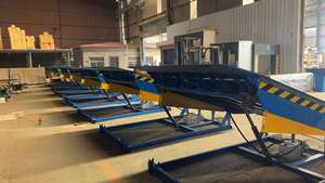 Ounuo nivelador de muelle hidráulico de aleación de aluminio de 6-15 toneladas, rampas de carga, placas, equipo para carretilla elevadora de contenedores, 2 años - Product Image 4