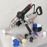 Pistolet de soudage par extrusion manuel 3400W, très demandé, pour le soudage par emboîtement des tuyaux de drainage et des murs extérieurs de tuyaux en PEHD