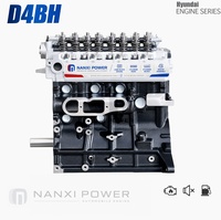 Moteur D4BH 2.5L Diesel Euro IV neuf, construction en aluminium, traction avant, garantie 6 ans, compatible avec le moteur Galloper