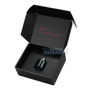 Confezione di carta ondulata personalizzata scatola di profumo e bottiglia di imballaggio scatole di spedizione con inserto in <span class=keywords><strong>cartone</strong></span> prodotto in vetro fisso - Product Image 2