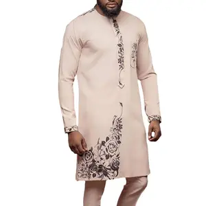 印有非洲民族风格的非洲男士套装新款热卖套装