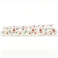 Supports de Mahjong en Acrylique Effet Rotin 20 Pouces, Bords Ondulés Creux en Forme de U, avec Poussoirs pour Jeu de Mahjong Américain