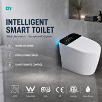 DaYan Toilette intelligente en céramique avec fonction anti-éclaboussures, lavage par bulles massant, commande vocale, buse autonettoyante et couvercle à ouverture automatique - Fournisseurs en gros