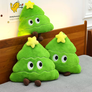 ของเล่นตุ๊กตาต้นคริสต์มาสสีเขียว, ของเล่นตุ๊กตาต้นคริสต์มาสน่ารัก, เหมาะสำหรับเป็นของขวัญสำหรับครอบครัวสำหรับเด็กชายและเด็กหญิง - Product Image 1