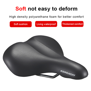 KEREACHY Toptan Bisiklet Parçaları E-bisiklet Sele Vakumlu Yumuşak Ergonomik Masajlı Güvenli Ekstra Geniş Nefes Alabilen - Product Image 4