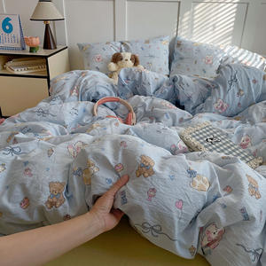 Juego de edredón relleno de lana de algodón puro tipo <span class=keywords><strong>InsA</strong></span> temporada de otoño calidad resistente al agua para madres y bebés - Product Image 2