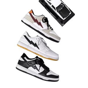 Giày thể thao Sneaker Low SB Retro đen trắng hot bán chạy năm 2024, giày bóng rổ Aj4, giày chạy bộ thể thao thời thượng - Product Image 2