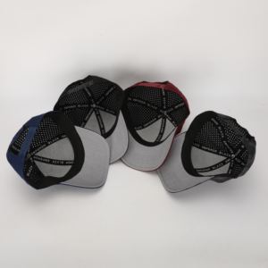 Özel tasarım 6-Panel kauçuk PVC yama hızlı kuru kabartmalı Logo beyzbol şapkası su geçirmez lazer kesim delik delikli <span class=keywords><strong>Golf</strong></span> baba şapka - Product Image 6