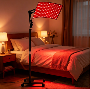 Nouvelle Lampe de Thérapie par Lumière Rouge 2026 avec Support à Roulettes, Panneau de Thérapie par Lumière Rouge 160 LED 660nm 850nm pour le Visage et le Corps, Utilisation à Domicile - Product Image 3