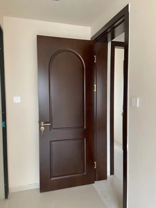 Puerta de Madera Maciza para el Mercado de Oriente Medio, Puerta de Madera de Teca para Interiores de Habitaciones - Product Image 1