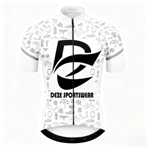 Jersey de Ciclismo para Hombre, de Manga Corta, Transpirable, Resistente al Viento, con Estampado por Sublimación Multicolor, al Mejor Precio - Product Image 3