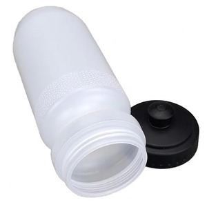 Échantillon gratuit - Vente flash - Bouteille de shaker à protéines en plastique de 600 ml avec compartiment de rangement intégré et boule mélangeuse - Sans BPA - Bouteille d'eau pour le sport et la gym - Product Image 1