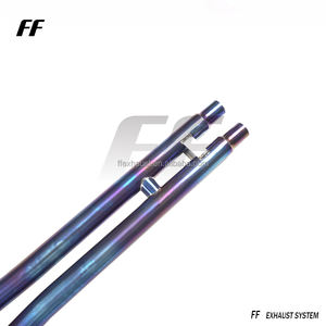 Pour Ford <span class=keywords><strong>Mustang</strong></span> <span class=keywords><strong>GT</strong></span> 5.0L Silencieux Catback de tuyau d'échappement en titane avec vannes électriques - Product Image 4