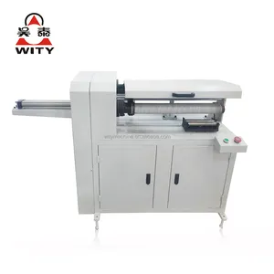 Otomatik boşaltma ile kağıt çekirdek kesici kağıt tüp kesme makinesi