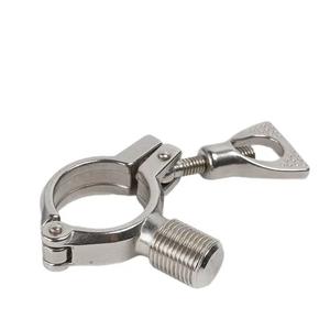 ISO Sanitär-Rohrhalterung für Außengewinde, SS304 Tri-Clamp-Fittings 1/2"-3", Sofort lieferbare Edelstahl-Rohrhalterungen G1/2" - Product Image 5