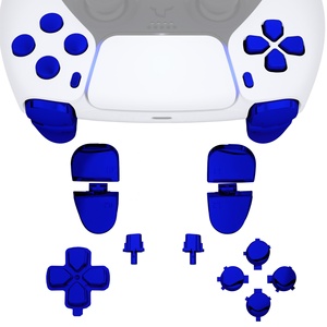 Chroming ABXY Dpad Buttons <b>Gamepad</b> Joystick L1 R1 L2 R2 Trigger Button Key Full Set Button for PS5 Controller BDM-030/040/050 - Product Image 5