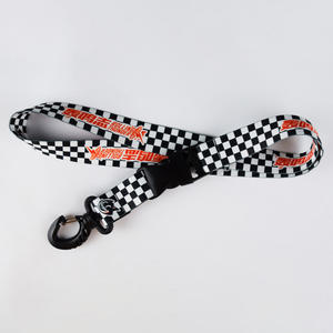 Kişiselleştirilmiş çevre dostu Polyester kordon özel Logo ofset yapış kanca kimliği kimlik kartı tutucu anahtarlık USB günlük ofis kullanımı - Product Image 6