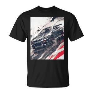 Camiseta estilo anime Skyline Jdm Gt R 34 - Product Image 1