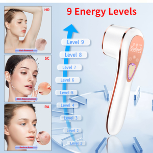 Depiladora Ipl de refrigeración por hielo de 510K, dispositivo eléctrico de luz práctico inalámbrico portátil, máquina de depilación láser sin dolor permanente para el hogar - Product Image 6