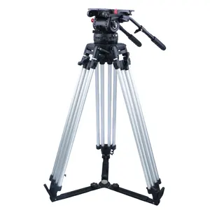 MagicLine Photographic Equipment Broadcast Heavy Duty Video Camera Tripod System With 150mm Bowl Cine 30 Fluid Head kit