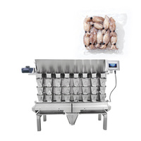 Machine de remplissage et de scellage automatique Doypack électrique haute précision pour sachets en plastique, contrôlée par PLC, avec peseuse multi-têtes de qualité alimentaire pour sachets préformés