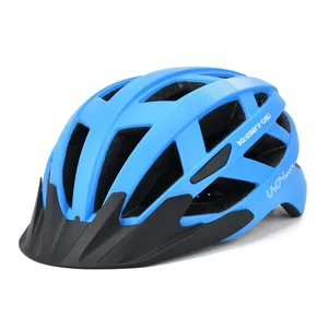 Usom Nouveau casque pour adulte pour vélo de route de montagne Casque de sécurité protecteur avec sangles réfléchissantes