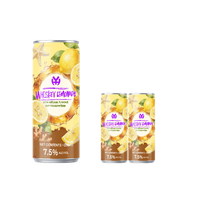Cocktail de limonade au whisky premium en conserve/bouteille, 7,5 % ABV, canette en aluminium élégante de 330 ml, saveur naturelle pétillante, boisson alcoolisée prête à boire