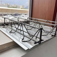 Lourd  Coffrage métallique galvanisé robuste pour la construction de bâtiments de bureaux de grande hauteur et la construction de ponts de plancher en treillis d'acier pour entrepôts industriels