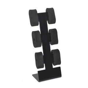 Mới Đen Acrylic 6 Lưới Đồng Hồ Hiển Thị Giá Đỡ Vòng Đeo Tay Trang Sức <span class=keywords><strong>Showcase</strong></span> Đồng Hồ Đeo Tay Hiển Thị Giá - Product Image 4