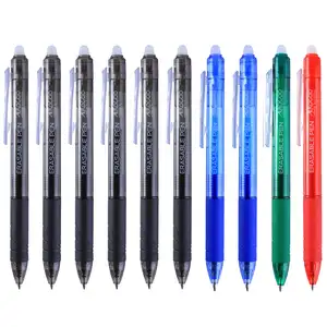 נשלף מחיק ג 'ל דיו עטים Clicker מחק עטי פיין נקודת 0.7mm עטים מחיקים עם גומי עבור חלק כתיבת ציור