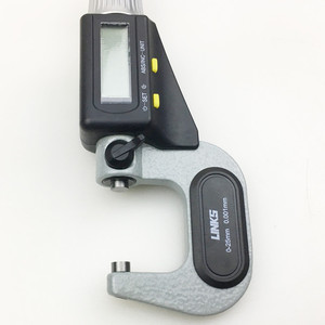 Links Digital <b>Micrometer</b> 0-25mm 0.001mm Resolution Stainless Steel - Product Image 2