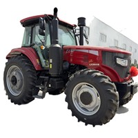 Traktor Roda Dongfanghong/YTO Pertanian Baru 2004 18 HP Efisiensi Tinggi dengan Mesin Rotary Tiller, Pompa Gigi, dan Penggarap Empat Roda