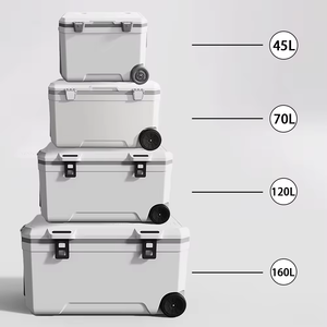 Glacière isotherme moderne grande capacité pour la conservation au froid des aliments, la pêche et le camping - Product Image 1