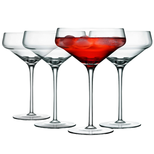 Verre à cocktail en cristal élégant, artisanal, vaisselle moderne pour bar, verre de service pour hôtels, restaurants, fêtes, prix de gros - Product Image 1
