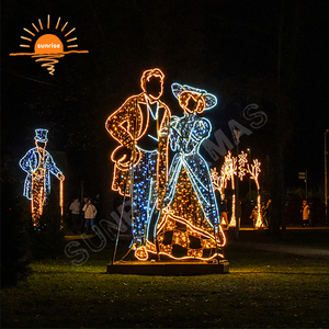 IP65 Navidad canción y baile Club decoración Navidad grande LED orquesta cantante motivo parque temático espectáculo <span class=keywords><strong>de</strong></span> luces fiesta evento ornamento - Product Image 3