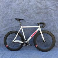 Vélo Fixie Flip Flop Hub en alliage d'aluminium avec frein, géométrie classique de piste, vélo à pignon fixe, guidon courbé, vélo de sprint 70mm 120kg