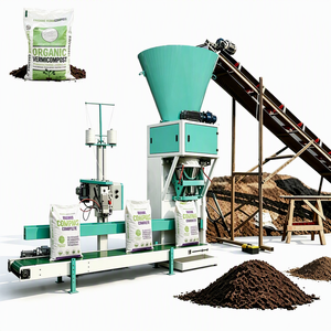 Ensacheuse semi-automatique 25kg 50kg pour charbon de bois, terre, sable de silice, <span class=keywords><strong>pierre</strong></span>, gravier, compost – <span class=keywords><strong>Machine</strong></span> d'emballage et de scellage de sacs - Product Image 2