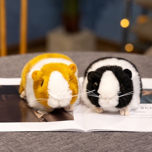 Juguetes de Peluche de Cobaya Realistas y Suaves con Relleno de Algodón PP, Diseño de Color Personalizable, Estilo Lindo y Divertido para Decoración de Habitaciones, Bolsa OPP - Product Image 6