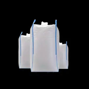 China Shandong Fabriek Fibc Sling Bulk Bag Super Zakken 1 Ton Jumbo Big Bag Voor Cement Zand Grind