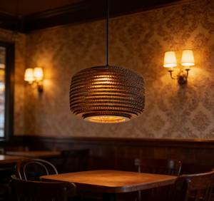 โคมไฟระย้าสไตล์เอเชียตะวันออกเฉียงใต้ ร้านกาแฟ โคมไฟรังผึ้ง โคมไฟตกแต่งแบบถักทอ โคมไฟเหนือเคาน์เตอร์ครัว โคมไฟระย้าสไตล์โมเดิร์นสำหรับห้องรับประทานอาหาร - Product Image 3