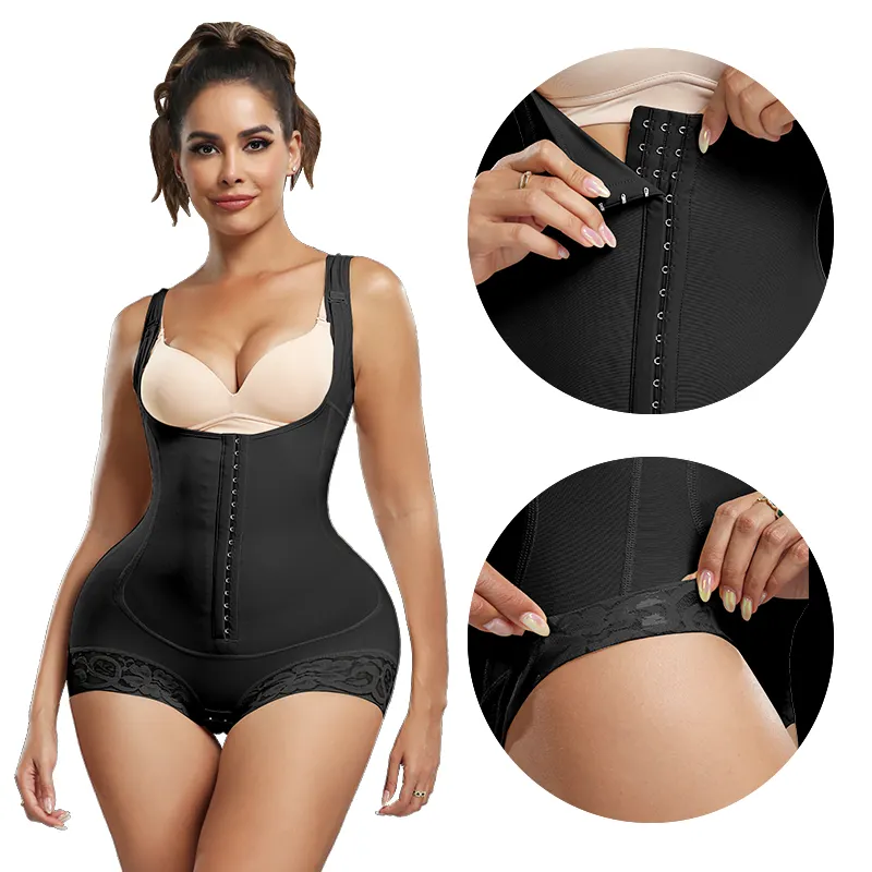 Özel etiket dantel Faja karın düzeltici bel eğitmen dökün Femmes kalça artırıcı karın tuckerlar Shapewear şekillendirme kadınlar için