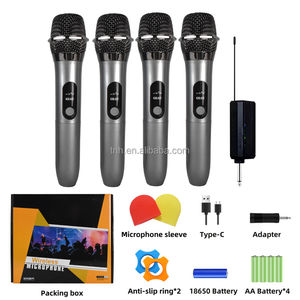 TNH UM-WX106 uno a due professionale microfono senza fili Plug and Play per la casa KTV all'aperto Audio Karaoke Stage Performance - Product Image 6