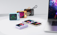 BOLOMI PB-XP02 Power Bank à écran Pixel 10000mAh 22.5W avec câble de charge double intégré et application gratuite – Marque OEM bienvenue